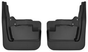 GMC Sierra 1500 Mud Guards - Front - Husky Liners - Custom-Molded - Black - `19-`23